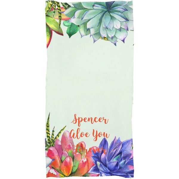 Succulents Full Sized Bath Towel - Apvl