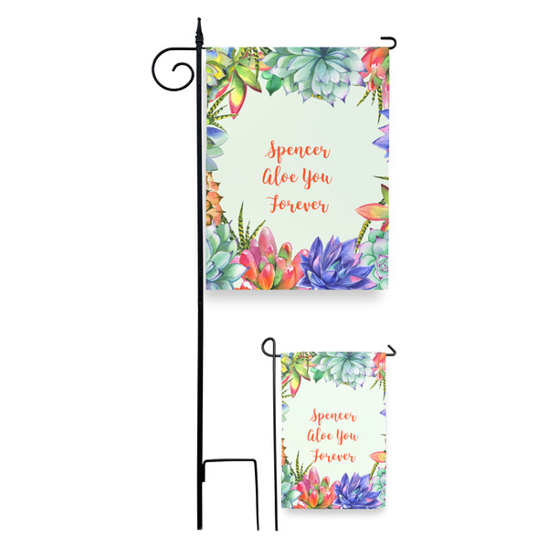 Succulents Garden Flag - PARENT/MAIN