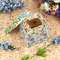 Succulents Gift Boxes with Lid - Canvas Wrapped - Small - In Context