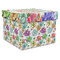 Succulents Gift Boxes with Lid - Canvas Wrapped - X-Large - Front/Main