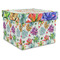 Succulents Gift Boxes with Lid - Canvas Wrapped - XX-Large - Front/Main