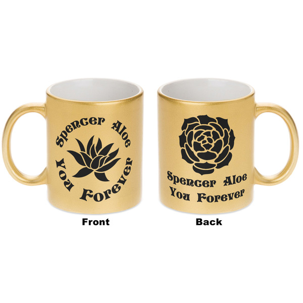 Succulents Gold Mug - Apvl