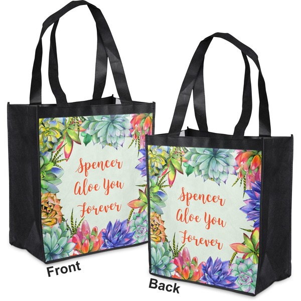 Succulents Grocery Bag - Apvl