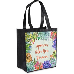 Succulents Grocery Bag (Personalized)