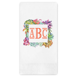 Succulents Guest Paper Towels - Full Color (Personalized)