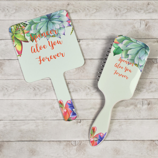 Succulents Hand Mirrors - In Context