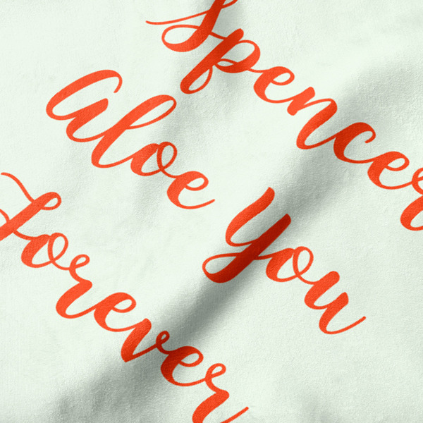 Succulents Hooded Baby Towel- Detail Close Up