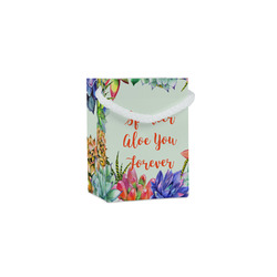 Succulents Jewelry Gift Bags - Gloss (Personalized)