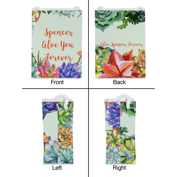 Succulents Jewelry Gift Bag - Matte - Approval