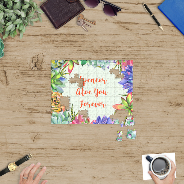 Succulents Jigsaw Puzzle 252 Piece - In Context