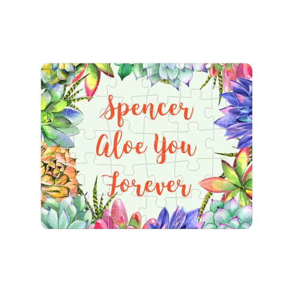 Custom Succulents Jigsaw Puzzles (Personalized)