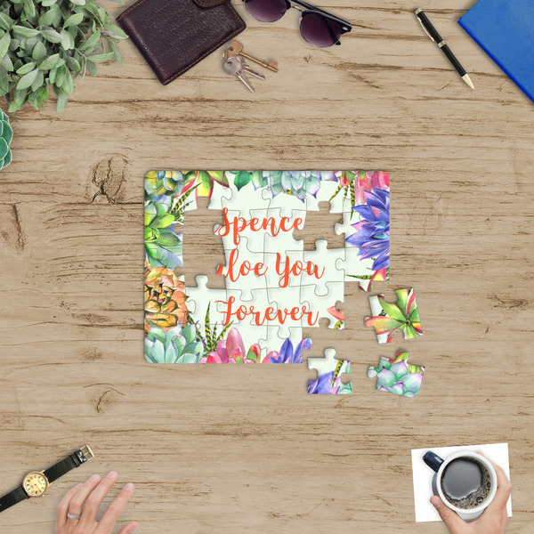 Succulents Jigsaw Puzzle 30 Piece - In Context