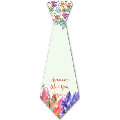 Succulents Iron On Tie (Personalized)