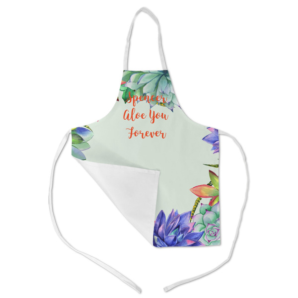 Succulents Kid's Aprons - Medium - Main (med/lrg)