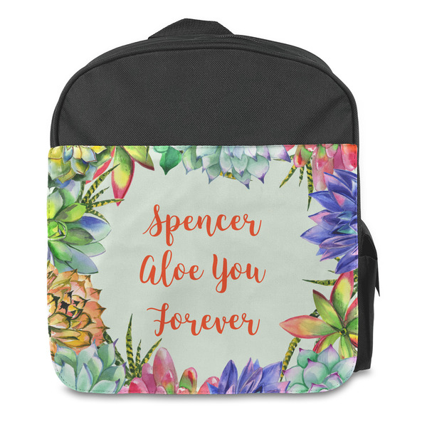 Succulents Kids Backpack - Front