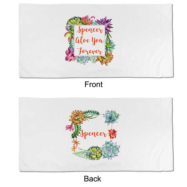 Succulents King Pillow Case - APPROVAL (partial print)