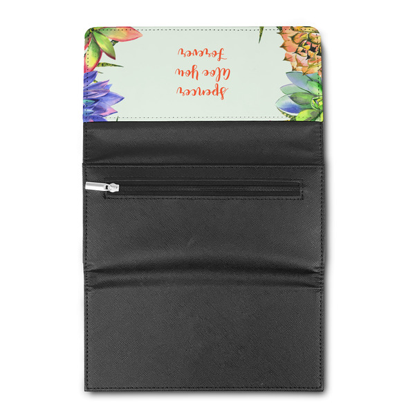 Succulents Ladies Wallet (Open)