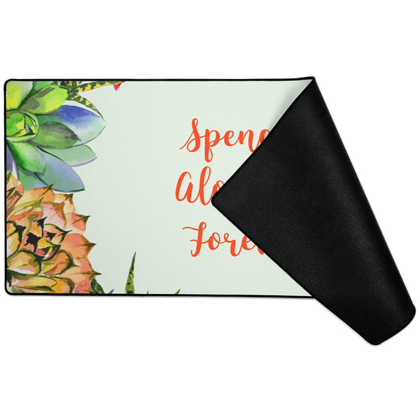 Succulents Large Gaming Mats - FRONT W/ FOLD