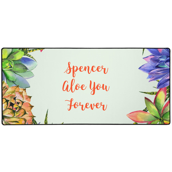 Custom Succulents Gaming Mouse Pad (Personalized)