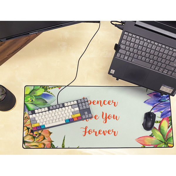 Succulents Large Gaming Mats - LIFESTYLE