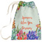 Succulents Laundry Bag - Large (Personalized)