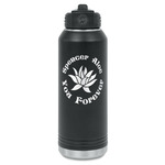 Succulents Water Bottles - Laser Engraved - Front & Back (Personalized)