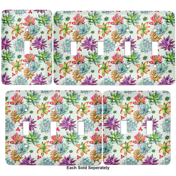 Succulents Light Switch Covers all sizes