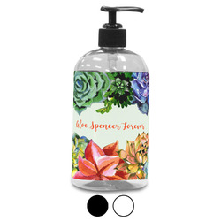 Succulents Plastic Soap / Lotion Dispenser (Personalized)