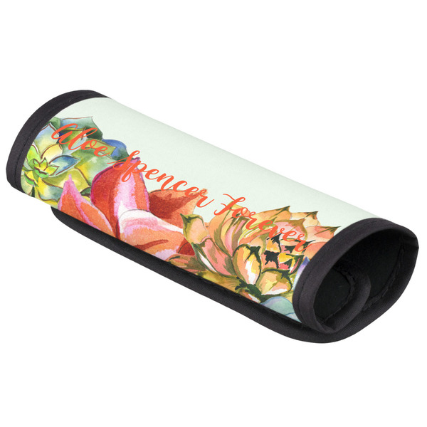 Custom Succulents Luggage Handle Cover (Personalized)