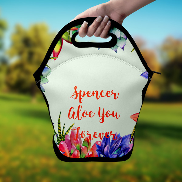 Succulents Lunch Bag - Hand