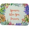 Succulents Memory Foam Bath Mat - 48"x36" (Personalized)