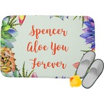 Succulents Memory Foam Bath Mat (Personalized)