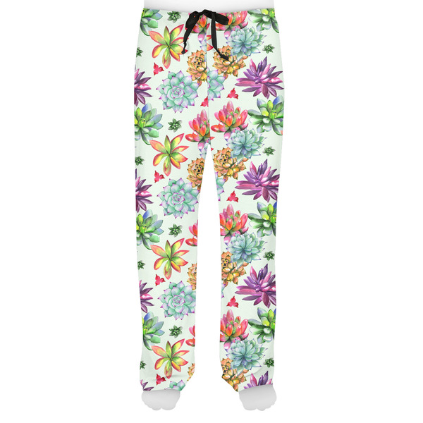 Succulents Men's Pjs Front - on model