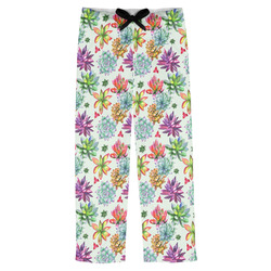 Succulents Mens Pajama Pants - XL