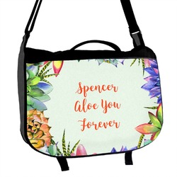 Succulents Messenger Bag (Personalized)