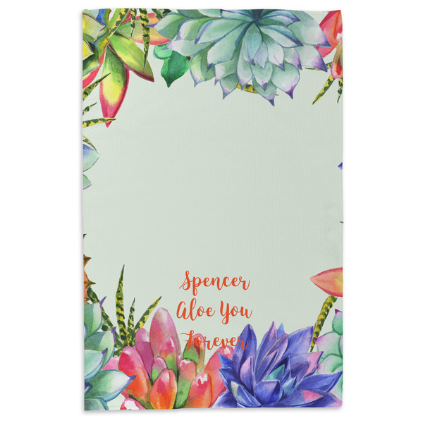 Succulents Microfiber Dish Towel - APPROVAL