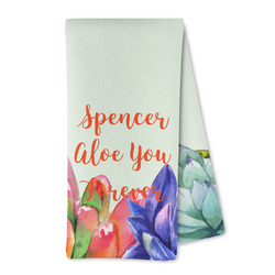 Succulents Kitchen Towel - Microfiber (Personalized)