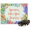 Succulents Dog Blanket - Large (Personalized)