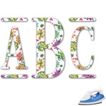 Succulents Monogram Iron On Transfer (Personalized)