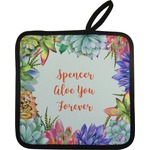 Succulents Pot Holder w/ Name or Text