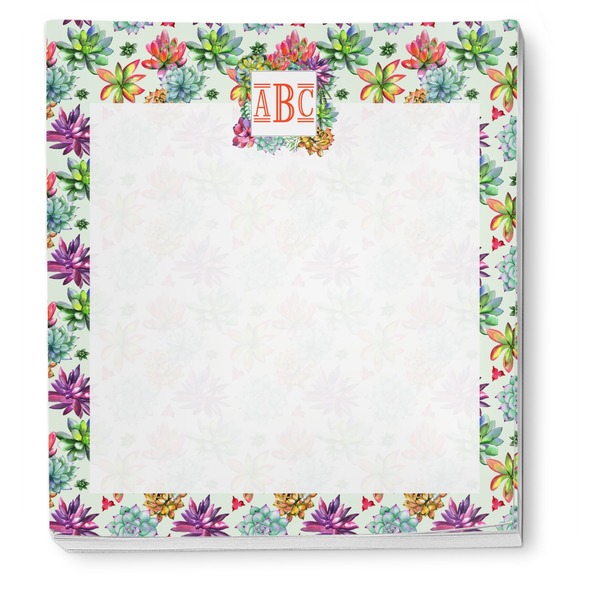 Succulents Notepad - Apvl