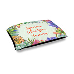 Succulents Outdoor Dog Bed - Medium (Personalized)