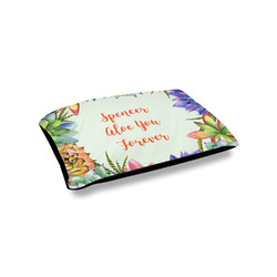 Succulents Outdoor Dog Bed - Small (Personalized)