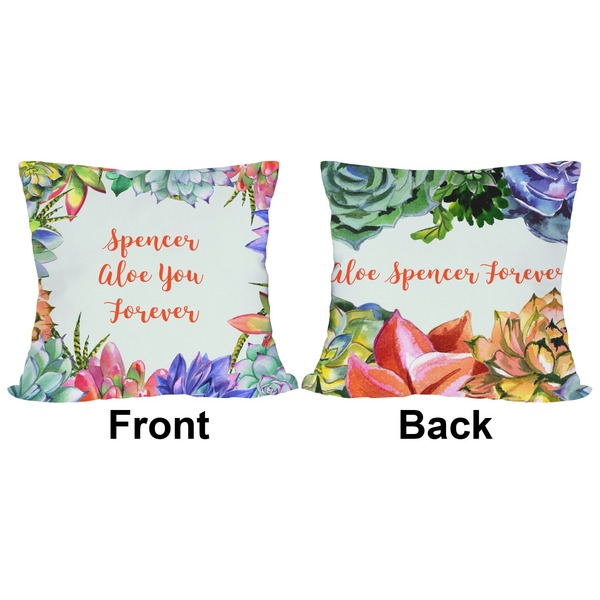 Succulents Outdoor Pillow - 20x20