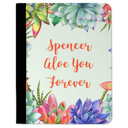 Succulents Padfolio Clipboard - Large (Personalized)
