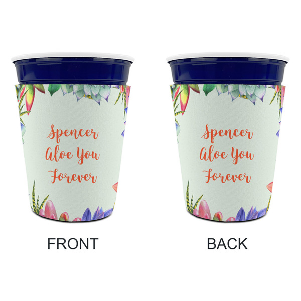 Succulents Party Cup Sleeves - without bottom - Approval