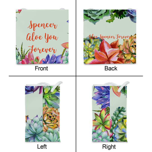 Succulents Party Favor Gift Bag - Gloss - Approval