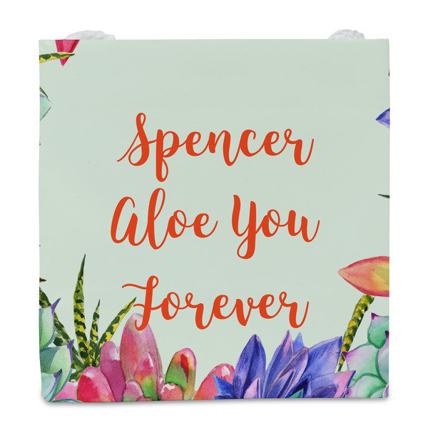 Succulents Party Favor Gift Bag - Gloss - Front