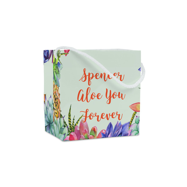 Custom Succulents Party Favor Gift Bags - Matte (Personalized)
