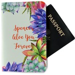 Succulents Passport Holder - Fabric (Personalized)